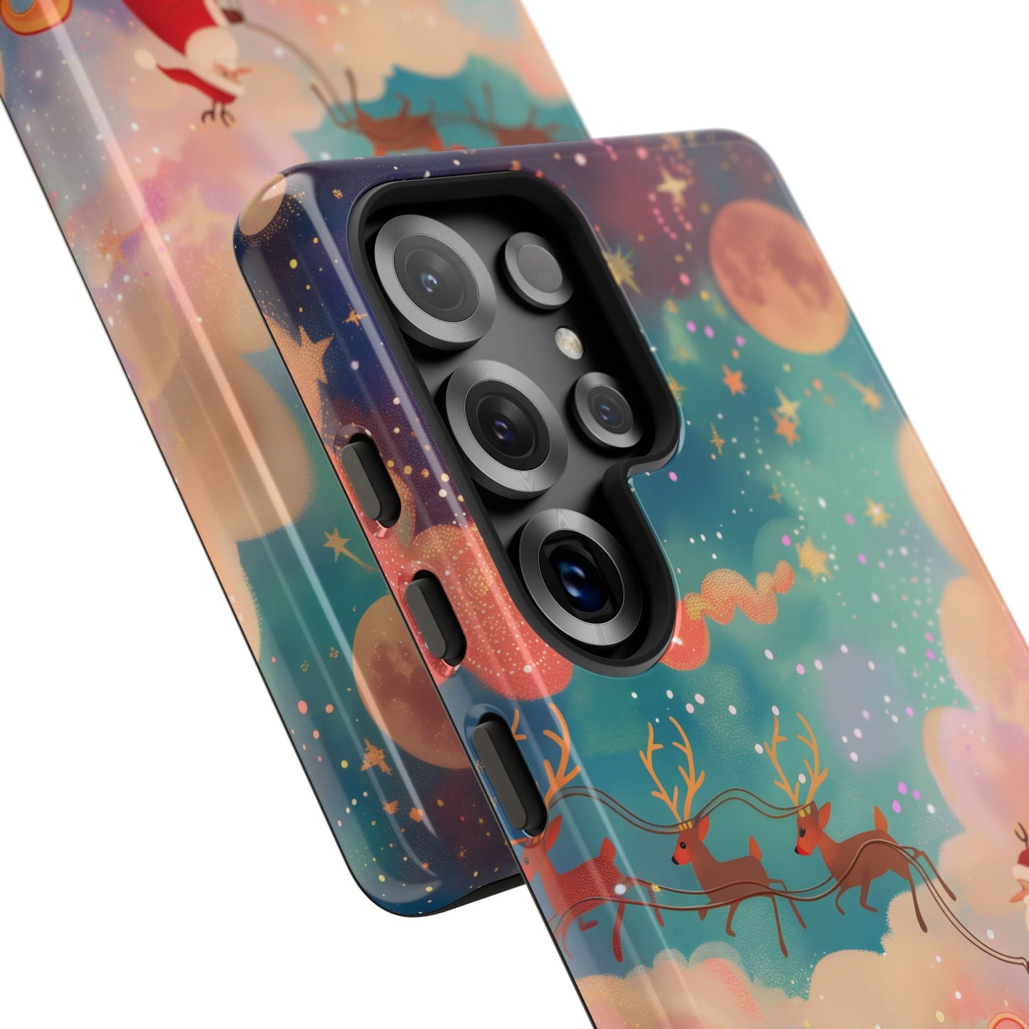 Starlit Santa Sky –  Tough Glossy Samsung Galaxy Case