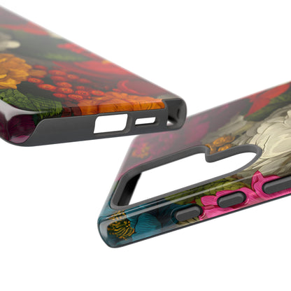 Midnight Bloom – Tough Glossy Samsung Galaxy Case