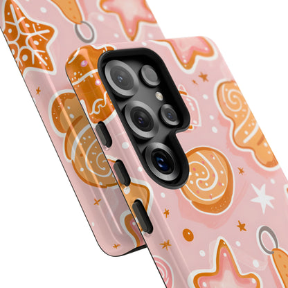 Gingerbread Sweet Stars – Tough Glossy Samsung Galaxy Case