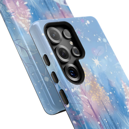 Frosted Winter Forest – Tough Glossy Samsung Galaxy Case