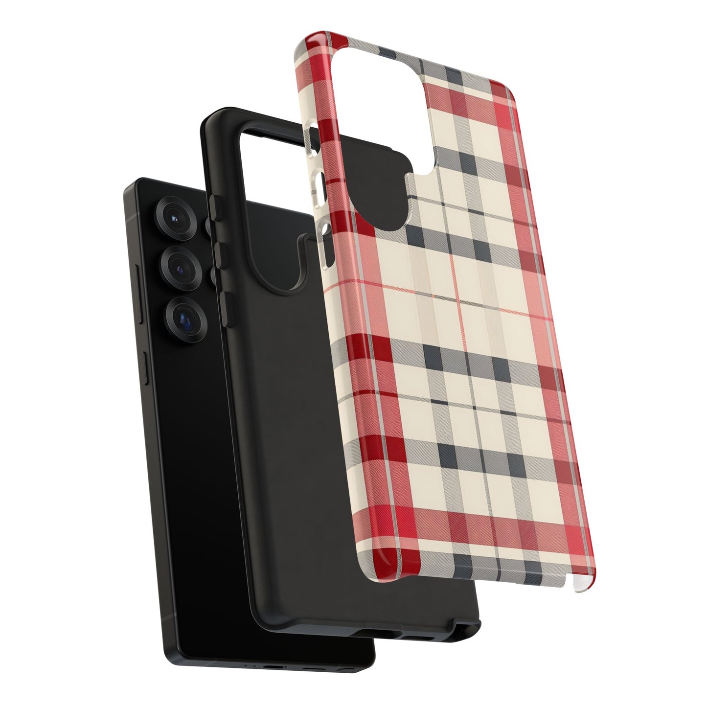Winter Tartan Classic – Tough Glossy Samsung Galaxy Case