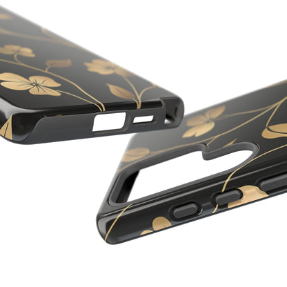 Golden Elegance – Tough Glossy Samsung Galaxy Case