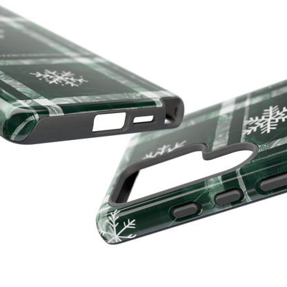 Frosted Tartan – Tough Glossy Samsung Galaxy Case