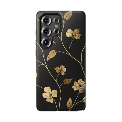 Golden Elegance – Tough Glossy Samsung Galaxy Case