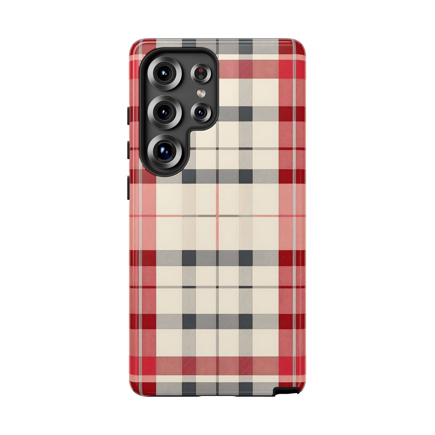 Winter Tartan Classic – Tough Glossy Samsung Galaxy Case