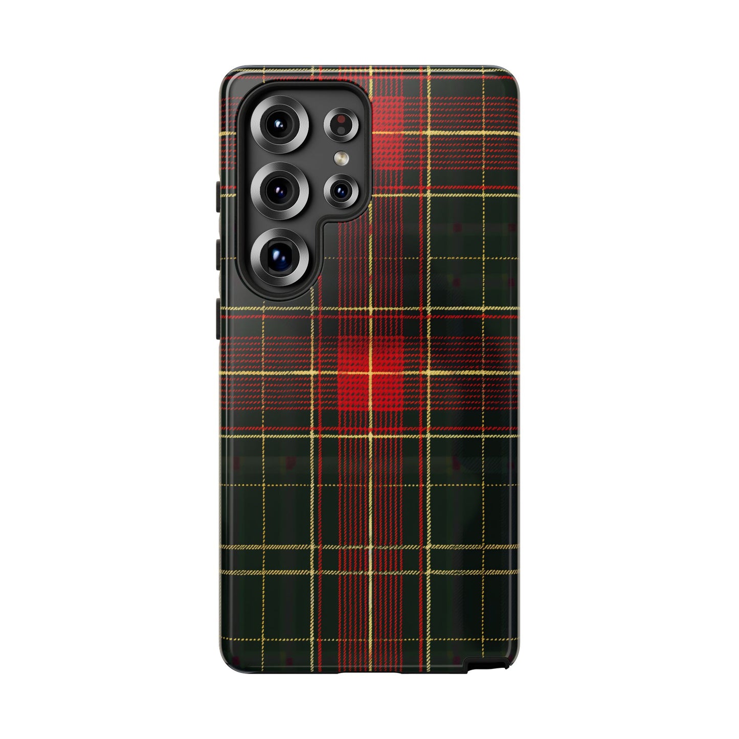 Classic Christmas Tartan – Tough Glossy Samsung Galaxy Case