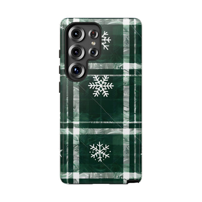 Frosted Tartan – Tough Glossy Samsung Galaxy Case
