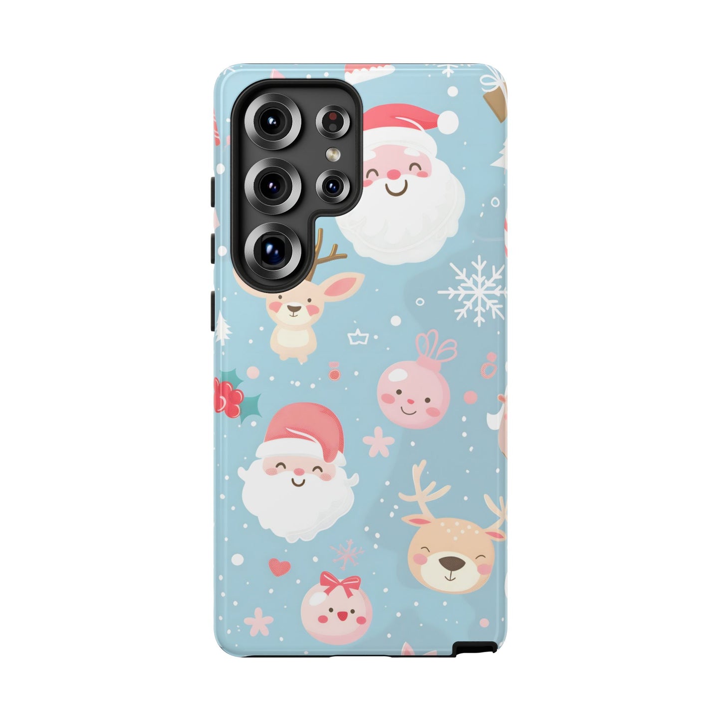 Pastel Santa Joy – Tough Glossy Samsung Galaxy Case
