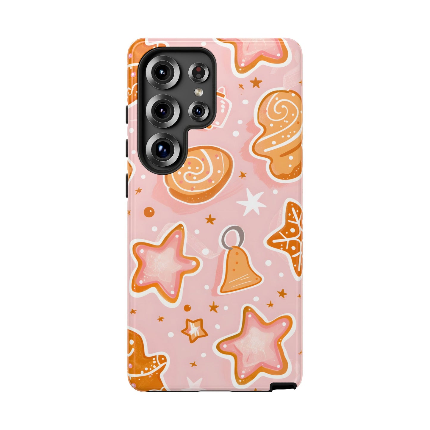 Gingerbread Sweet Stars – Tough Glossy Samsung Galaxy Case