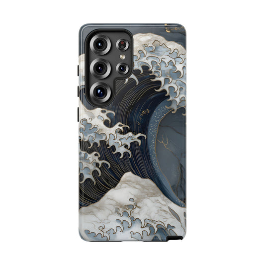 Golden Wave – Tough Glossy Samsung Case