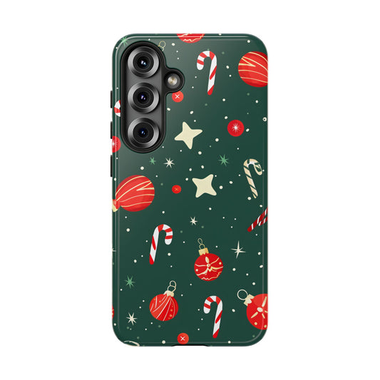Festive Ornament Scatter – Tough Glossy Samsung Galaxy Case