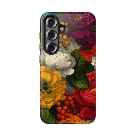 Midnight Bloom – Tough Glossy Samsung Galaxy Case