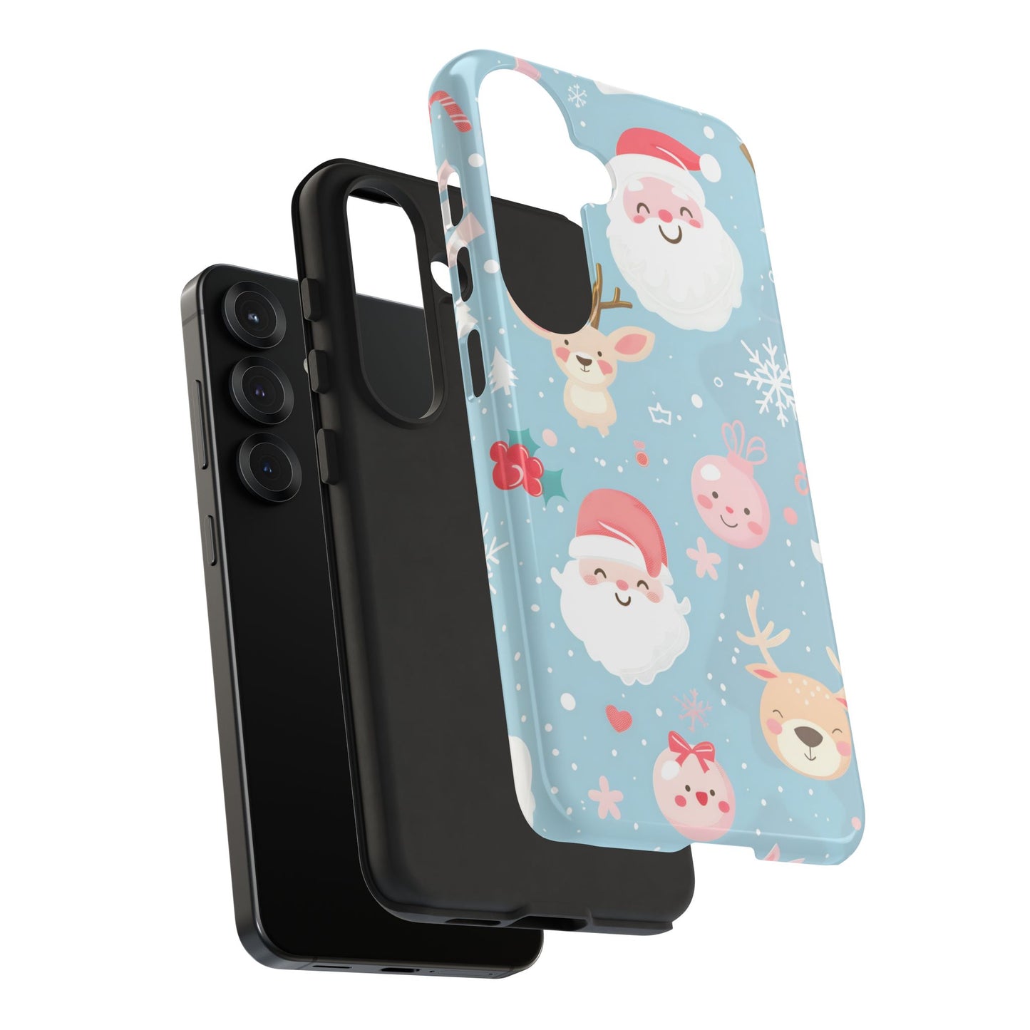 Pastel Santa Joy – Tough Glossy Samsung Galaxy Case