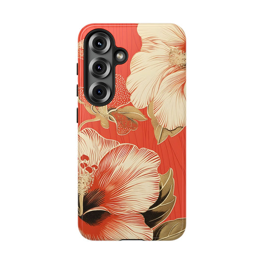 Golden Hibiscus – Tough Glossy Samsung Galaxy Case