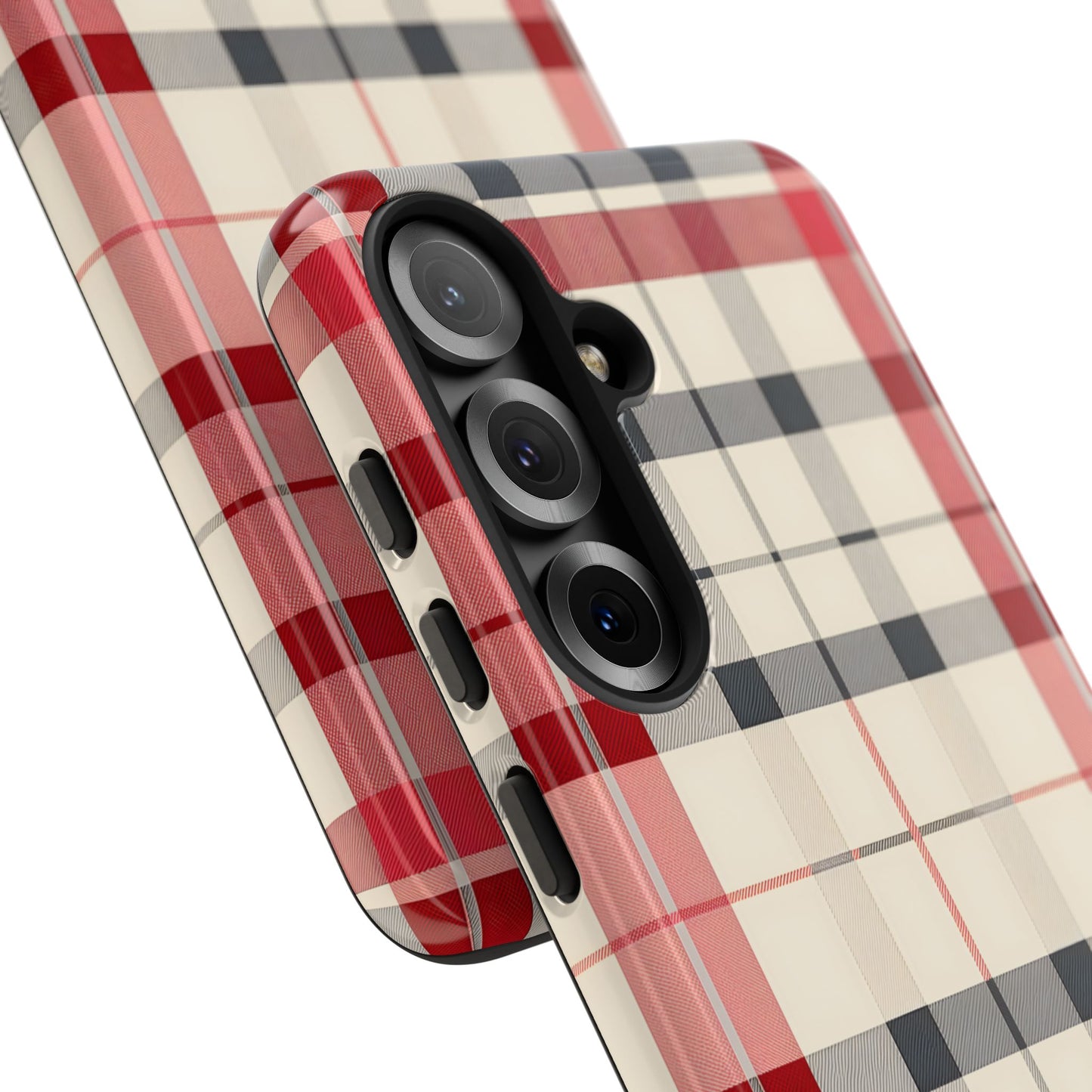 Winter Tartan Classic – Tough Glossy Samsung Galaxy Case