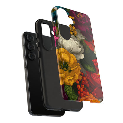 Midnight Bloom – Tough Glossy Samsung Galaxy Case