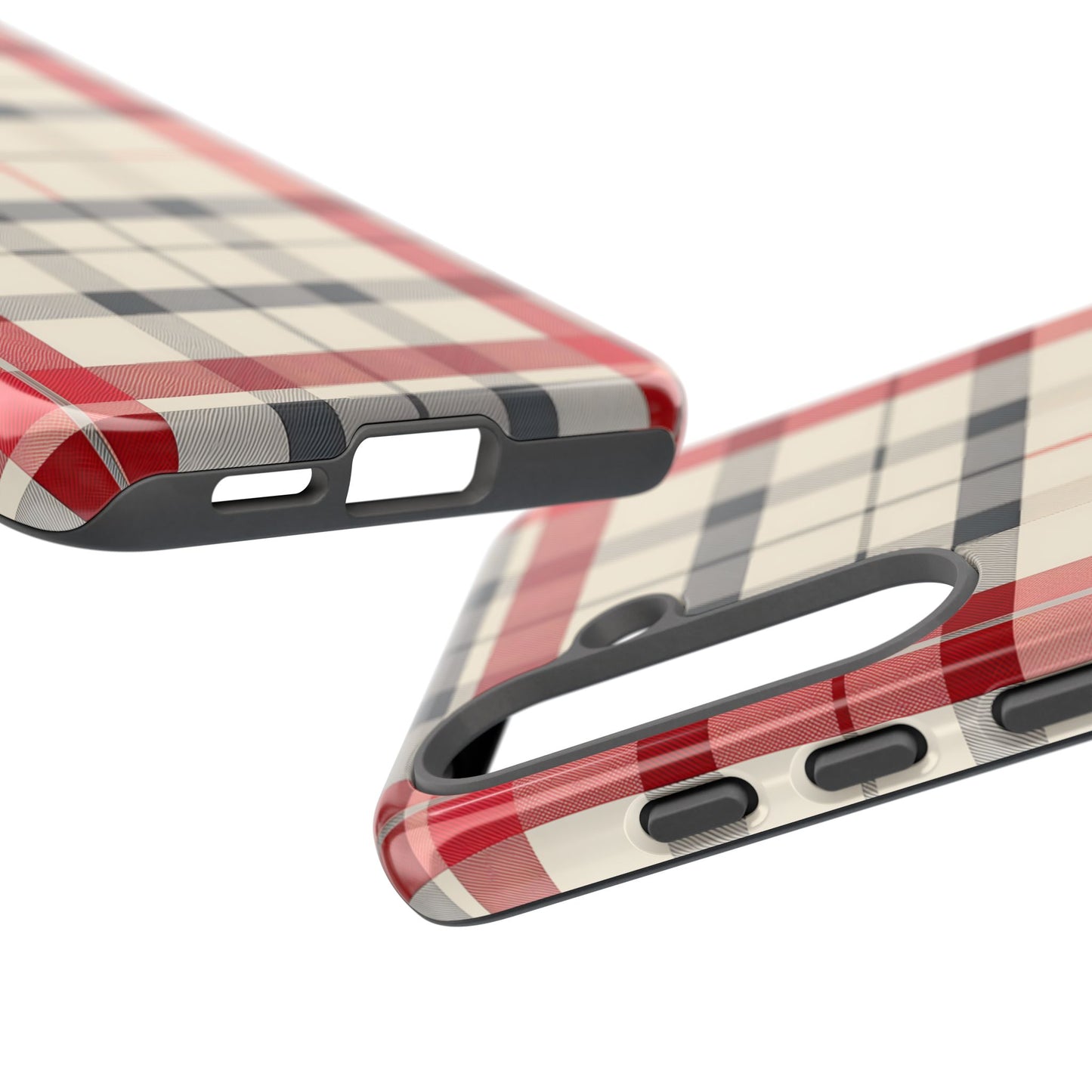 Winter Tartan Classic – Tough Glossy Samsung Galaxy Case