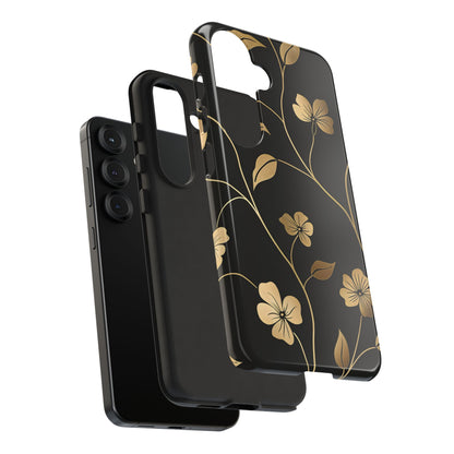 Golden Elegance – Tough Glossy Samsung Galaxy Case