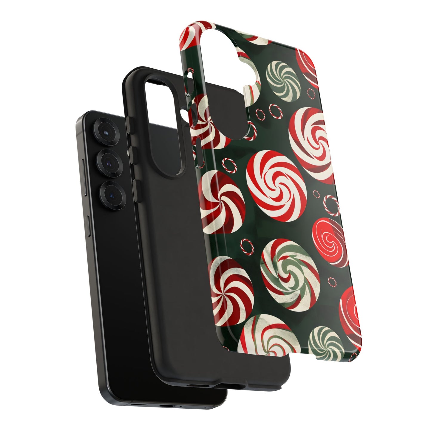 Peppermint Swirl Burst – Tough Glossy Samsung Galaxy Case