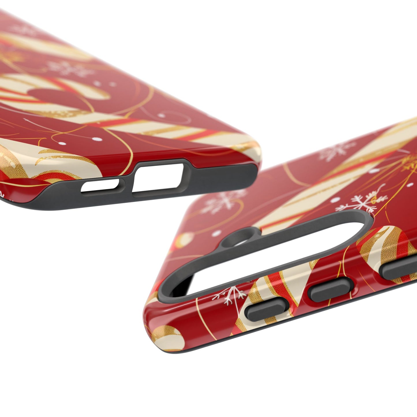 Golden Candy Cane Luxe – Tough Glossy Samsung Galaxy Case