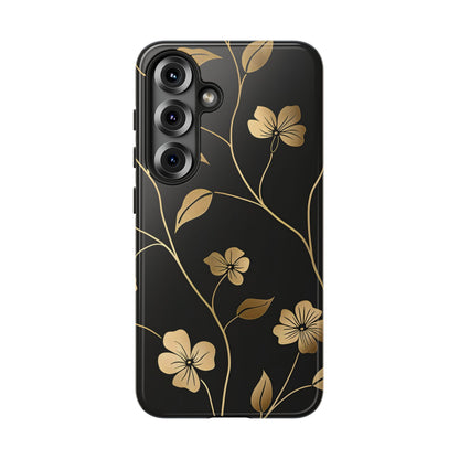 Golden Elegance – Tough Glossy Samsung Galaxy Case
