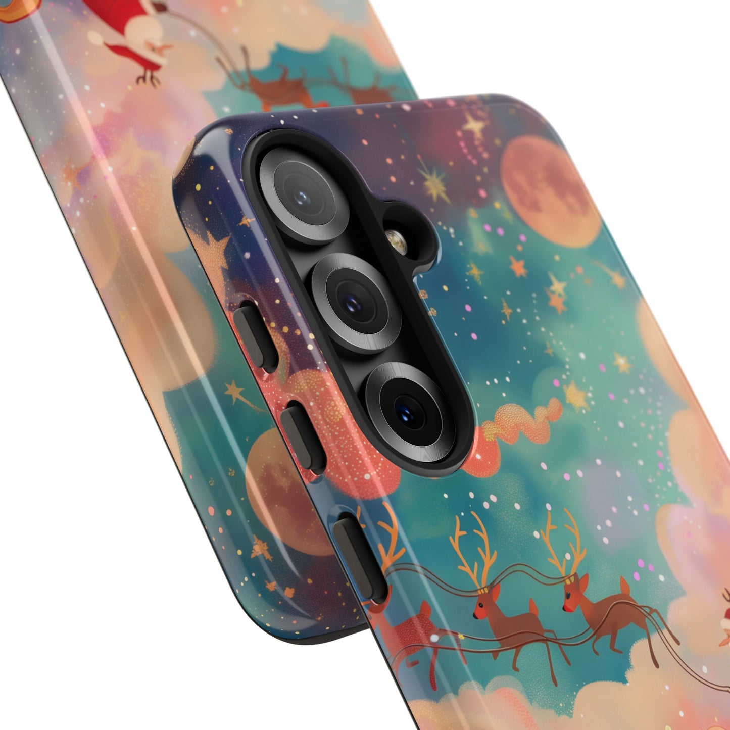 Starlit Santa Sky –  Tough Glossy Samsung Galaxy Case