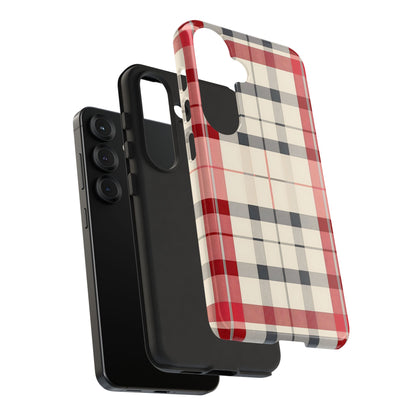 Winter Tartan Classic – Tough Glossy Samsung Galaxy Case