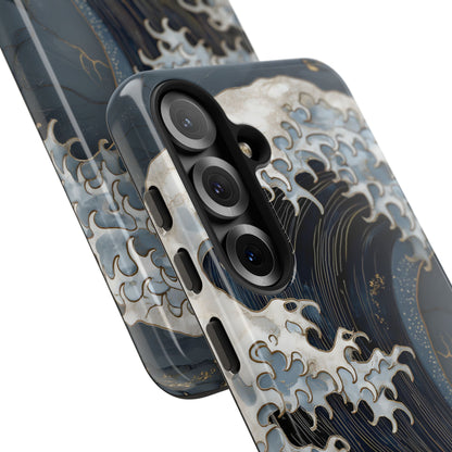Golden Wave – Tough Glossy Samsung Case