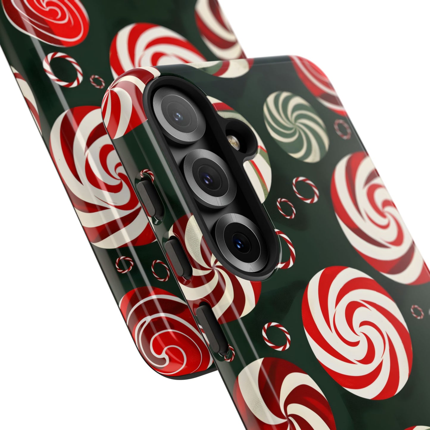 Peppermint Swirl Burst – Tough Glossy Samsung Galaxy Case