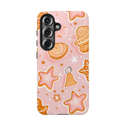 Gingerbread Sweet Stars – Tough Glossy Samsung Galaxy Case