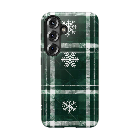 Frosted Tartan – Tough Glossy Samsung Galaxy Case
