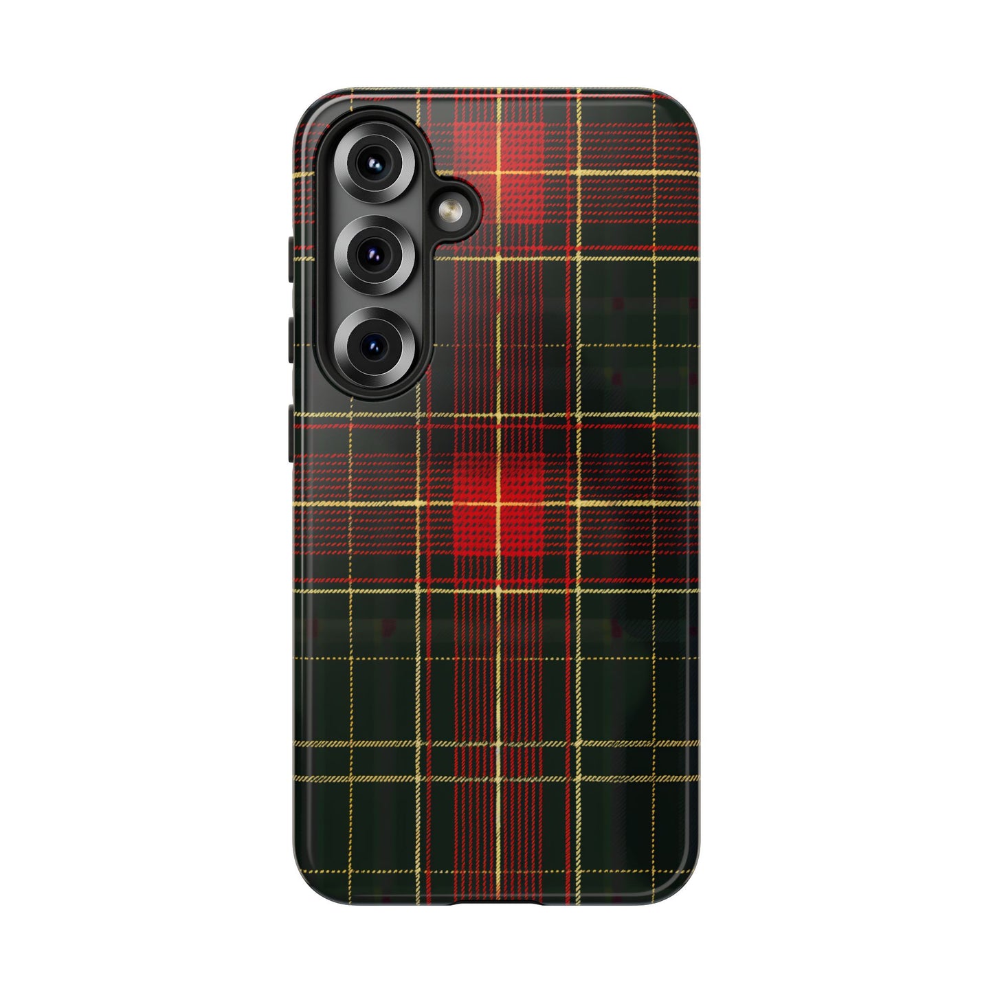 Classic Christmas Tartan – Tough Glossy Samsung Galaxy Case
