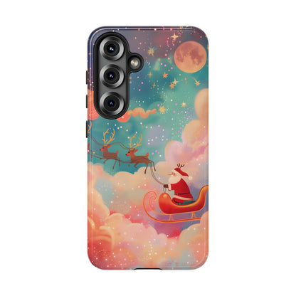Starlit Santa Sky –  Tough Glossy Samsung Galaxy Case