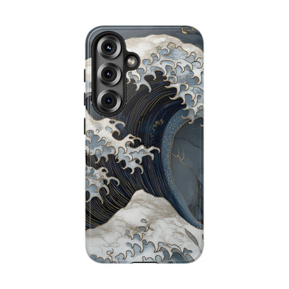 Golden Wave – Tough Glossy Samsung Case