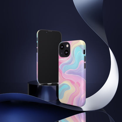 Pastel Mirage – Tough Glossy iPhone Case