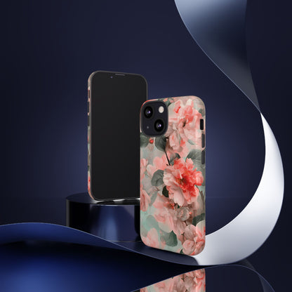 Sakura Drift – Tough Glossy iPhone Case