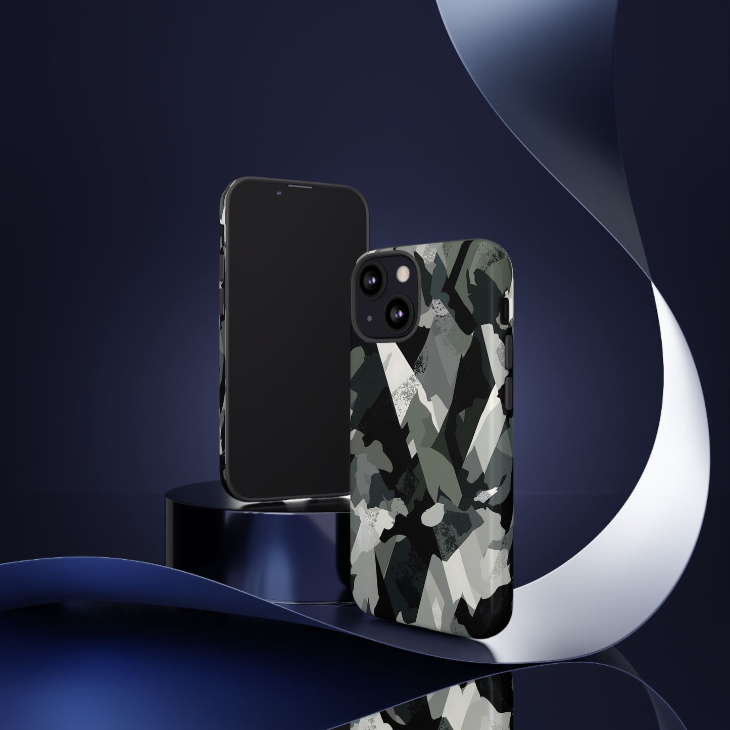 Urban Camo – Tough Glossy iPhone Case