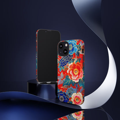 Oriental Blossom – Tough Glossy iPhone Case