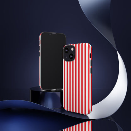 Candy Cane Stripes – Tough Glossy iPhone Case