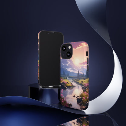 Alpine Dawn – Tough Glossy iPhone Case