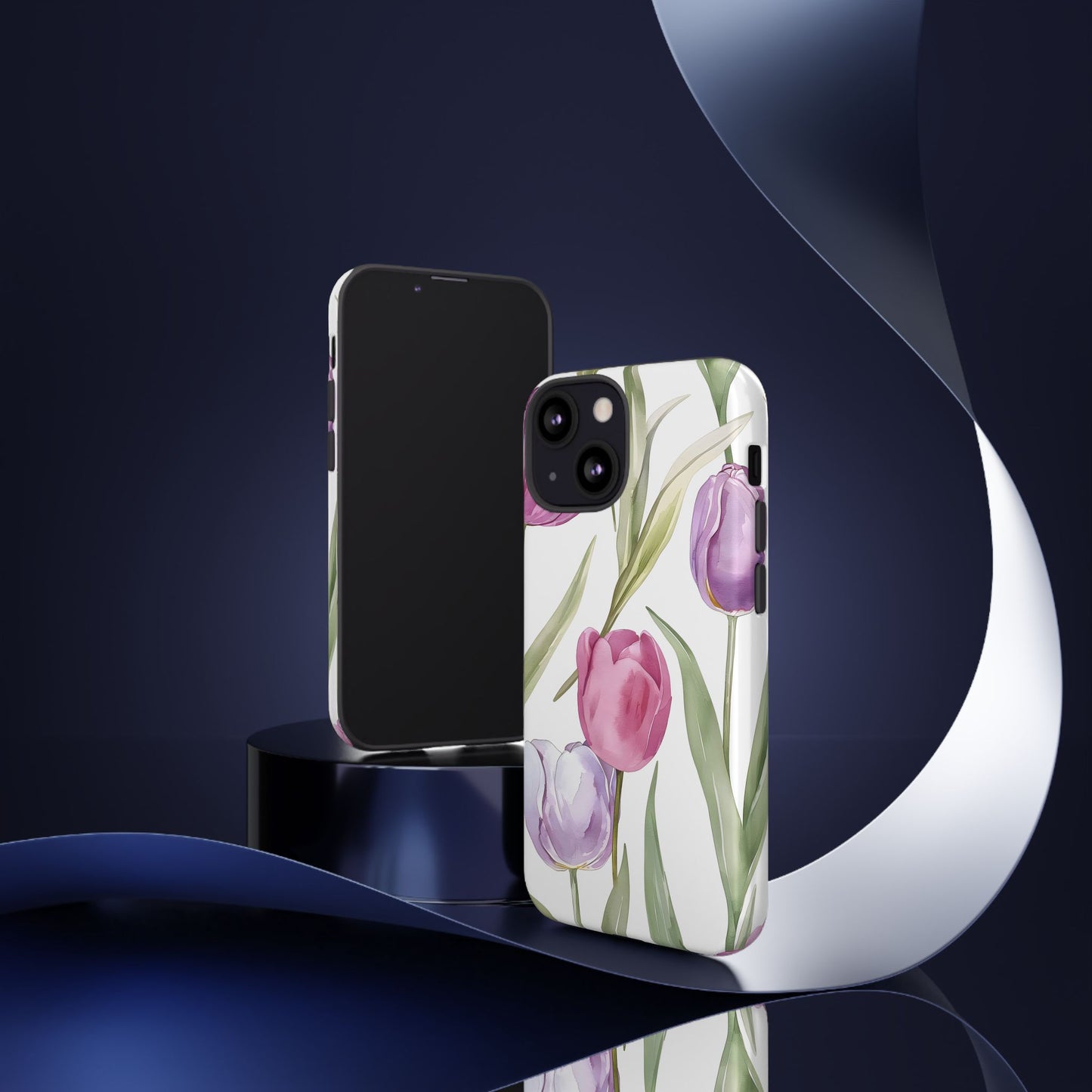 Tulip Serenade – Tough Glossy iPhone Case