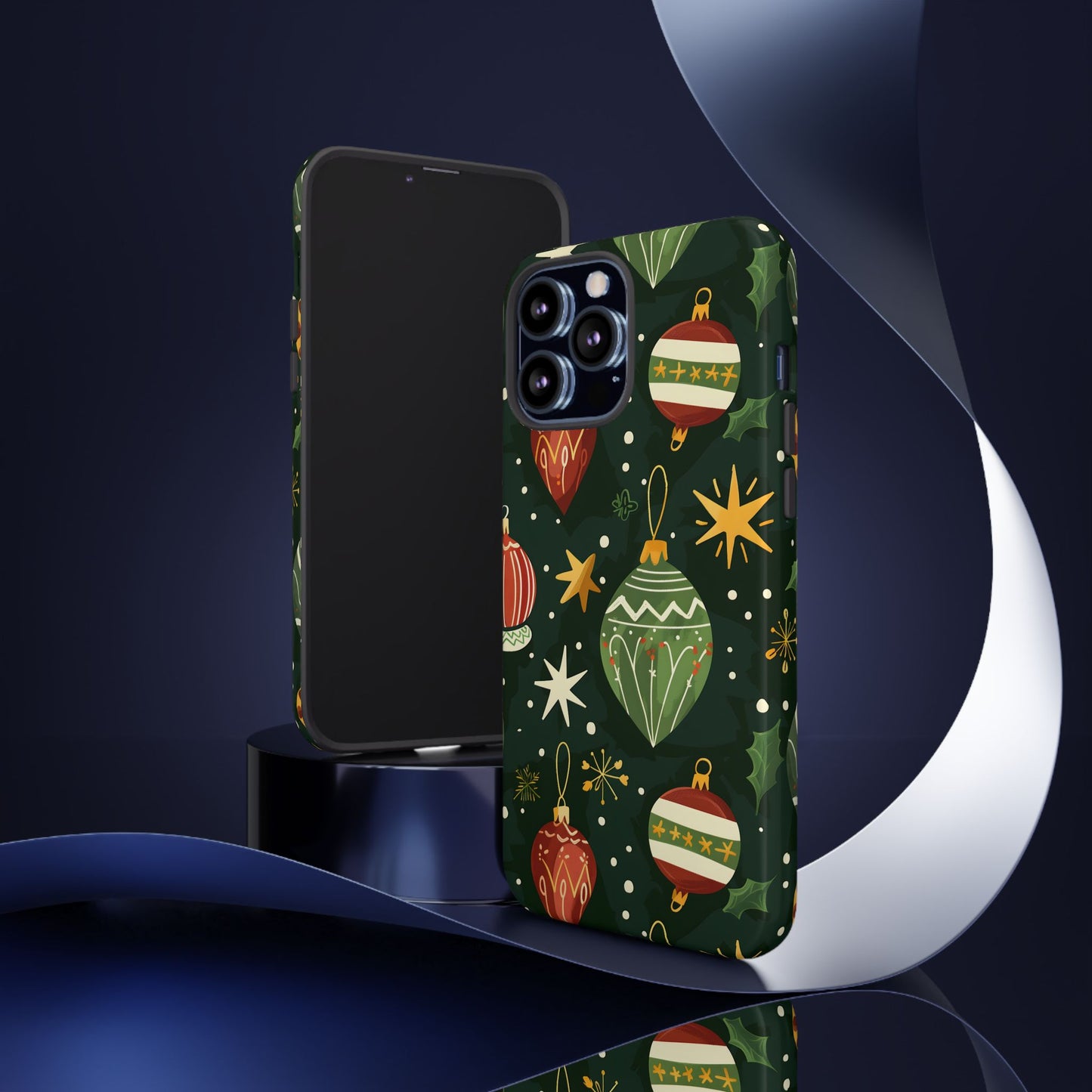 Evergreen Ornament Magic – Tough Glossy iPhone Case