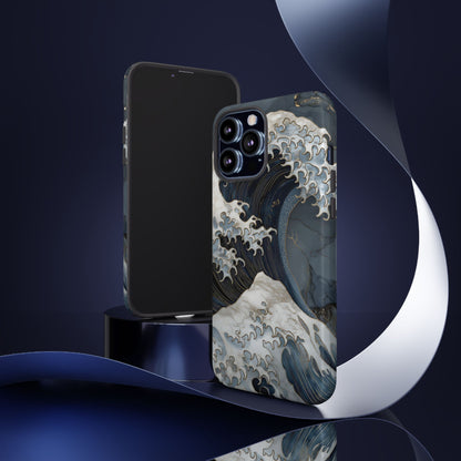 Golden Wave – Tough Glossy iPhone Case