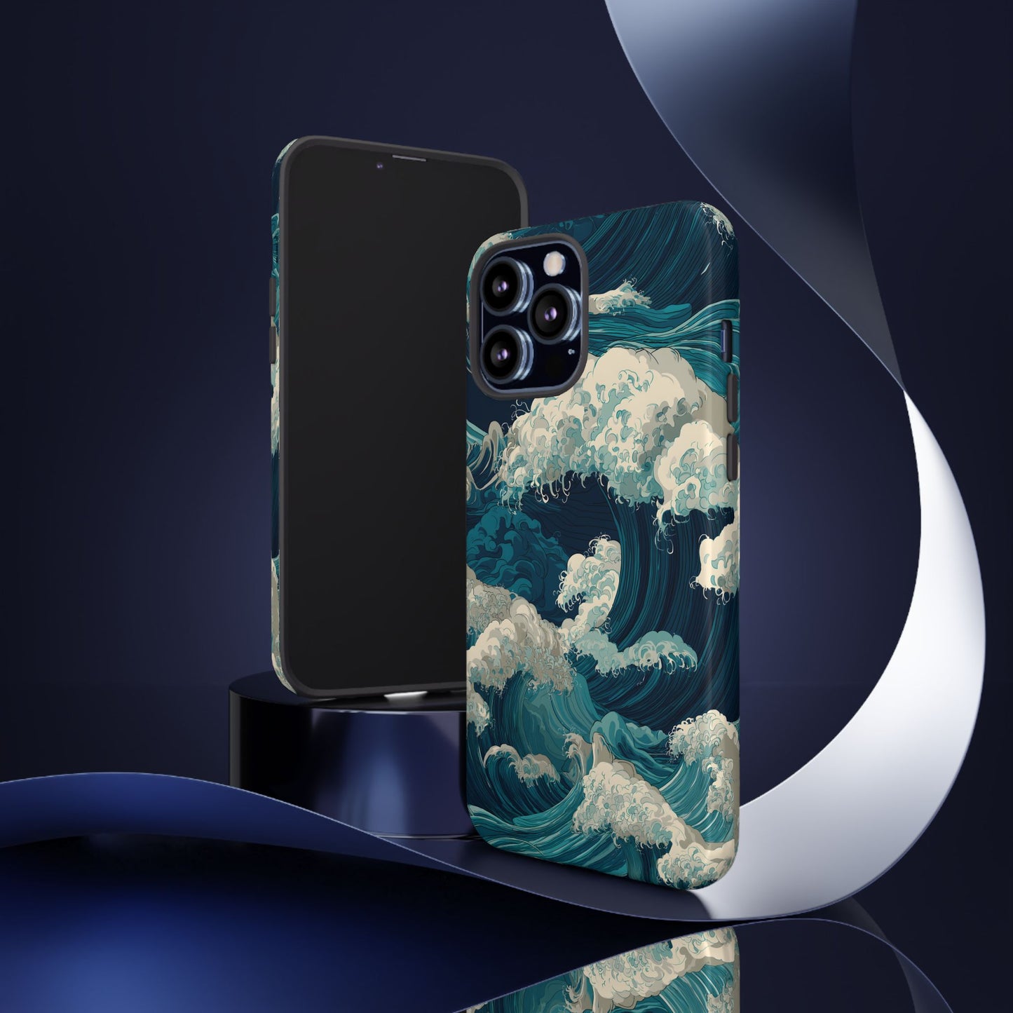 Eternal Waves – Tough Glossy iPhone Case