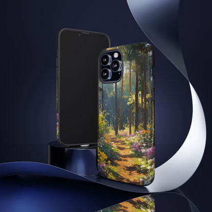 Enchanted Forest Path – Tough Glossy iPhone Case
