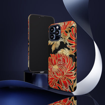 Ember Petals – Tough Glossy iPhone Case