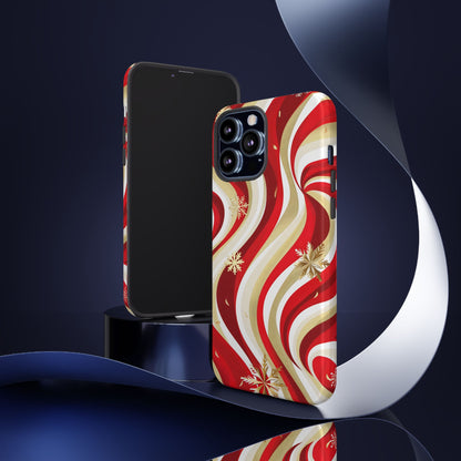 Peppermint Waves – Tough Glossy iPhone Case
