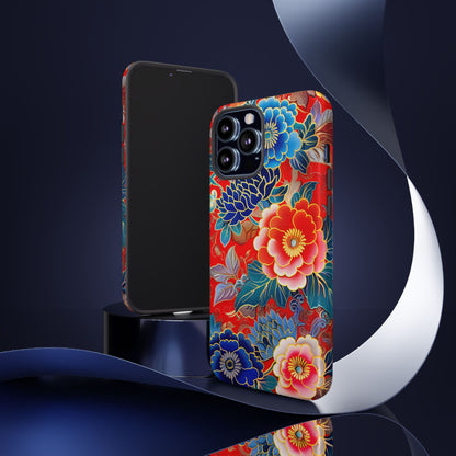 Oriental Blossom – Tough Glossy iPhone Case