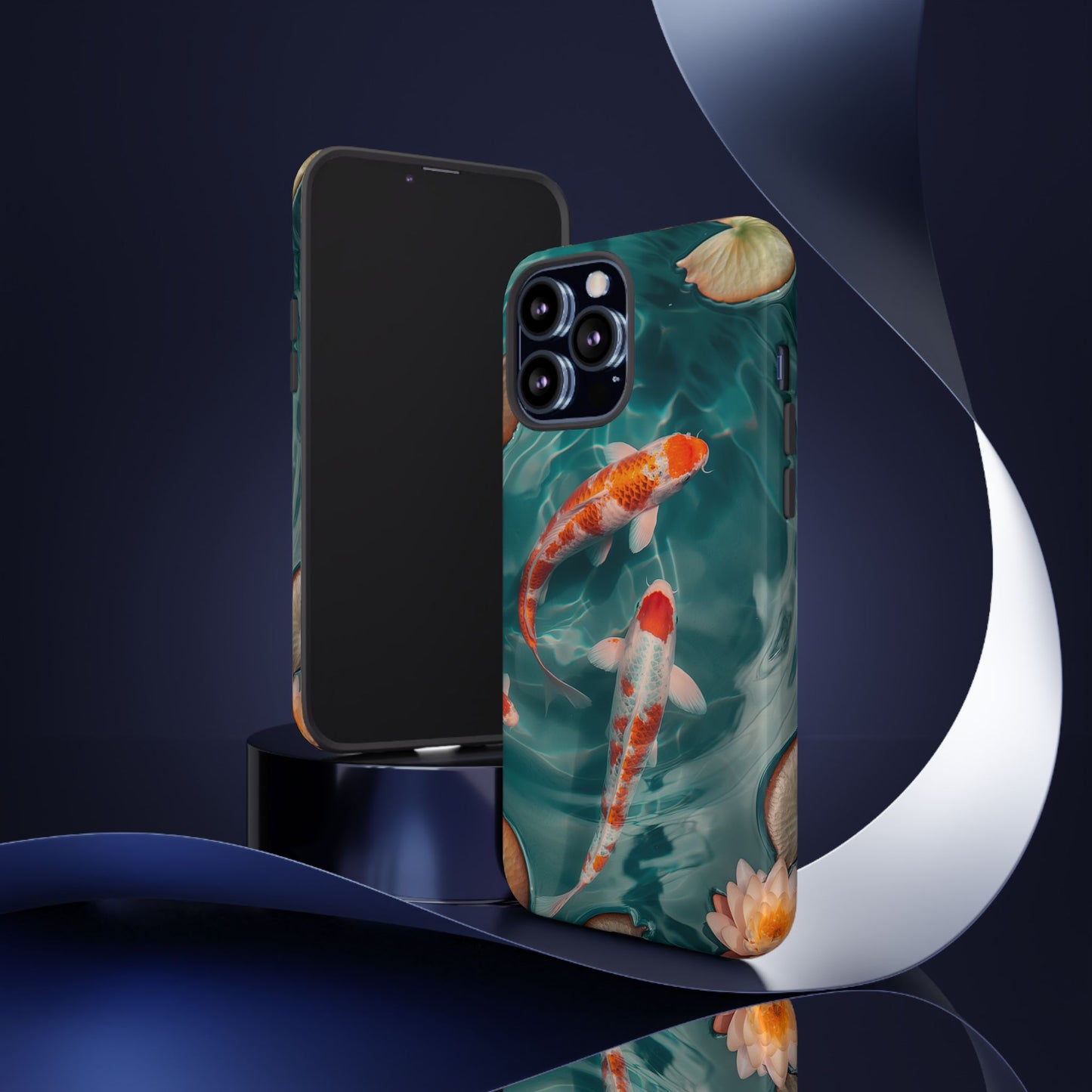 Tranquil Koi Pond – Tough Glossy iPhone Case