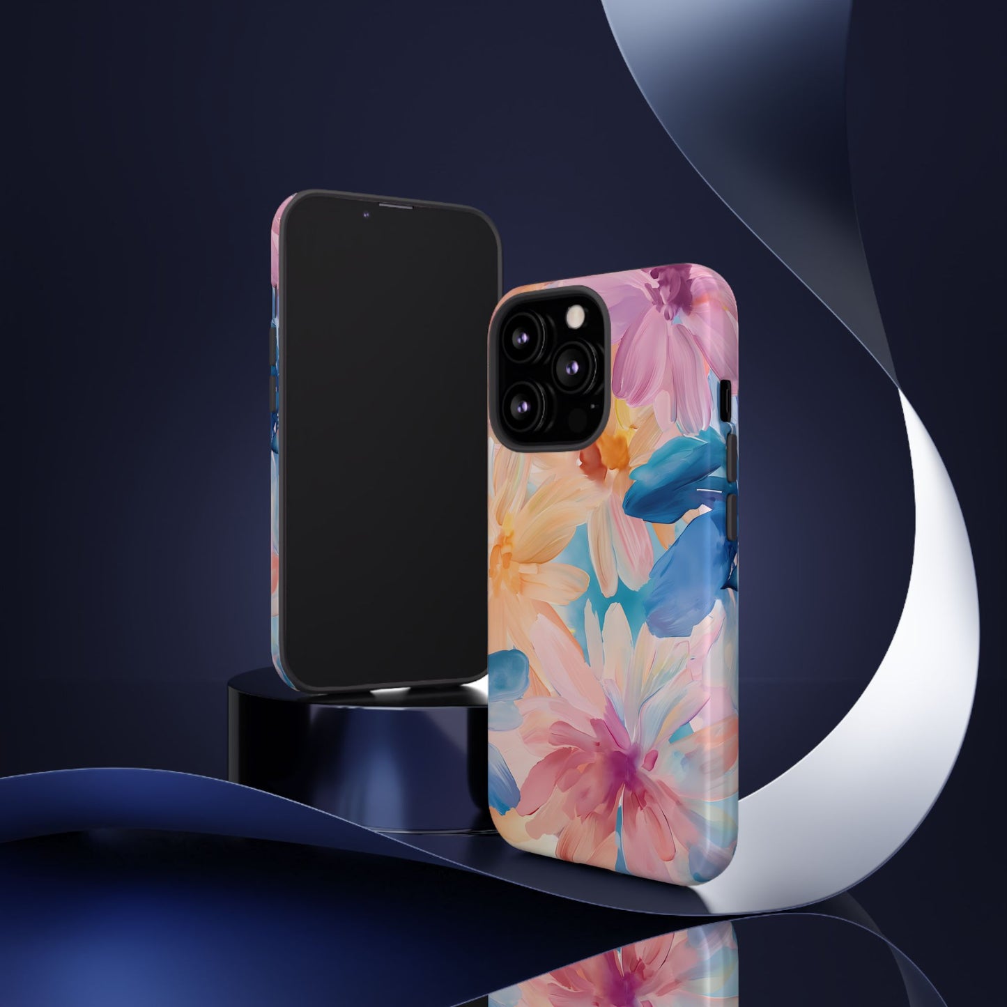Radiant Bloom – Tough Glossy iPhone Case